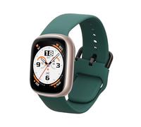 kwmobile Bracelet compatible avec HONOR Watch 4 (TMA-L19) bracelet - Bracelet de rechange pour fitness tracker en TPU - vert foncé