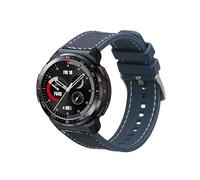 kwmobile Bracelet Compatible avec Honor Watch GS Pro Bracelet - Bracelet de Rechange pour Fitness Tracker en Silicone et Nylon - Bleu foncé