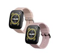 kwmobile Bracelet compatible avec Huami 22mm Amazfit Bip 6 / Bip 5 Unity/Bip 5 / GTS 3 / Balance 2 / Helio Strap bracelet - 2x bracelet de rechange en silicone pour fitness tracker