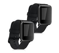 kwmobile Bracelet compatible avec Huami Amazfit Bip S/Bip S Lite bracelet - 2x bracelet de rechange en silicone pour fitness tracker