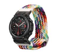 kwmobile Bracelet compatible avec Huami Amazfit T-Rex/T-Rex Pro - Bracelets de rechange en nylon pour fitness tracker - multicolore