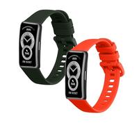 kwmobile Bracelet compatible avec Huawei Band 10/9 / 8 bracelet - 2x bracelet de rechange en silicone pour fitness tracker