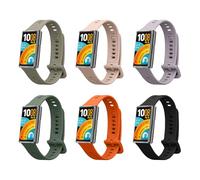 kwmobile Bracelet compatible avec Huawei Band 11 / Band 11 Pro bracelet - Set 6x bracelet de rechange en silicone pour fitness tracker - multicolore