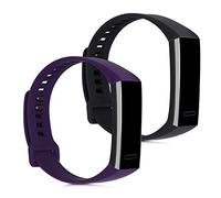 kwmobile Bracelet Compatible avec Huawei Band 2 / Band 2 Pro Bracelet - 2X Bracelet de Rechange en Silicone pour Fitness Tracker