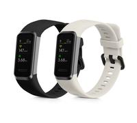 kwmobile Bracelet compatible avec Huawei Band 4 bracelet - 2x bracelet de rechange en silicone pour fitness tracker