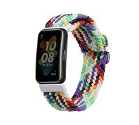 kwmobile Bracelet compatible avec Huawei Band 7 - Bracelets de rechange en nylon pour fitness tracker - multicolore