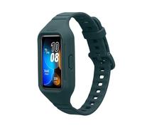 kwmobile Bracelet compatible avec Huawei Band 9 / Band 8 7 6 Pro/Honor Band 7 6 - Bracelet de rechange en silicone pour fitness tracker - bleu vert