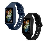 kwmobile Bracelet compatible avec Huawei Band & Honor Band bracelet - 2x bracelet de rechange en silicone pour fitness tracker