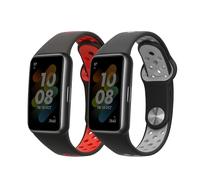 kwmobile Bracelet compatible avec Huawei Band & Honor Band bracelet - 2x bracelet de rechange en silicone pour fitness tracker