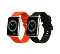 kwmobile Bracelet compatible avec Huawei Watch Fit 2 bracelet - 2x bracelet de rechange en silicone pour fitness tracker