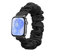 kwmobile Bracelet compatible avec Huawei Watch Fit 3 / Fit 4 - Bracelet de rechange design chouchou pour fitness tracker - noir