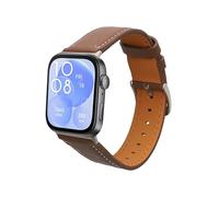 kwmobile Bracelet Compatible avec Huawei Watch Fit 3 / Fit 4 - Bracelet de Rechange en Cuir Véritable pour Fitness Tracker