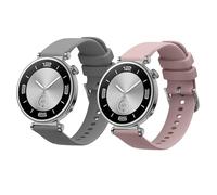 kwmobile Bracelet compatible avec Huawei Watch GT5 41mm / GT5 Pro 42mm / Watch GT4 41mm bracelet - 2x bracelet de rechange en silicone pour fitness tracker