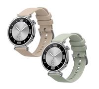 kwmobile Bracelet compatible avec Huawei Watch GT5 41mm / GT5 Pro 42mm / Watch GT4 41mm bracelet - 2x bracelet de rechange en silicone pour fitness tracker