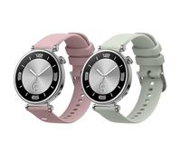 kwmobile Bracelet compatible avec Huawei Watch GT5 41mm / GT5 Pro 42mm / Watch GT4 41mm bracelet - 2x bracelet de rechange en silicone pour fitness tracker