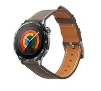 kwmobile Bracelet Compatible avec Huawei Watch GT5 46mm / GT5 Pro 46mm / GT4 46mm / Watch GT3 SE - Bracelet de Rechange en Cuir Véritable pour Fitness Tracker
