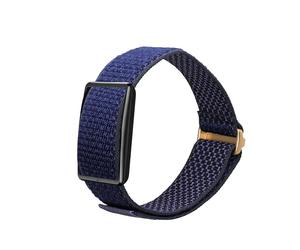 kwmobile Bracelet compatible avec Polar Loop - Bracelets de rechange en nylon pour fitness tracker - bleu foncé