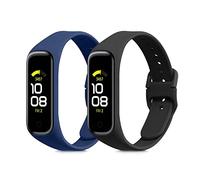 kwmobile Bracelet compatible avec Samsung Galaxy Fit 2 bracelet - 2x bracelet de rechange en silicone pour fitness tracker