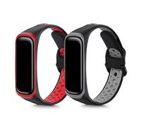 kwmobile Bracelet compatible avec Samsung Galaxy Fit 2 bracelet - 2x bracelet de rechange en silicone pour fitness tracker