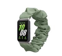 kwmobile Bracelet compatible avec Samsung Galaxy Fit 3 - Bracelet de rechange design chouchou pour fitness tracker - vert
