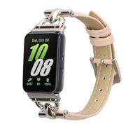 kwmobile Bracelet Compatible avec Samsung Galaxy Fit 3 - Bracelet de Rechange en Cuir Véritable pour Fitness Tracker