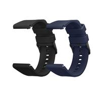 kwmobile Bracelet compatible avec Withings ScanWatch 42mm / Steel HR 40mm / ScanWatch Horizon bracelet - 2x bracelet de rechange en silicone pour fitness tracker