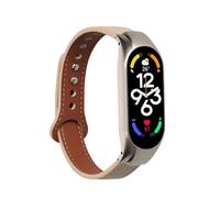 kwmobile Bracelet Compatible avec Xiaomi Mi Band 7 - Bracelet de Rechange en Cuir Véritable pour Fitness Tracker