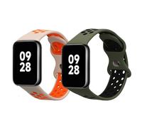 kwmobile Bracelet compatible avec Xiaomi Mi Band 8 Pro bracelet - 2x bracelet de rechange en silicone pour fitness tracker