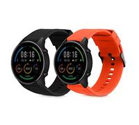 kwmobile Bracelet compatible avec Xiaomi Mi Watch Color Sport / S1 Active bracelet - 2x bracelet de rechange en silicone pour fitness tracker