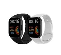 kwmobile Bracelet Compatible avec Xiaomi Redmi Mi Watch Lite 3 / Redmi Watch 3 Bracelet - 2X Bracelet de Rechange en Silicone pour Fitness Tracker