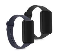 kwmobile Bracelet compatible avec Xiaomi Redmi Smart Band Pro bracelet - 2x bracelet de rechange en silicone pour fitness tracker