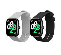 kwmobile Bracelet Compatible avec Xiaomi Redmi Watch 4 / Watch 5 / Watch 5 eSIM Bracelet - 2X Bracelet de Rechange en Silicone pour Fitness Tracker
