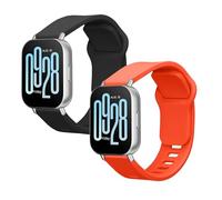 kwmobile Bracelet compatible avec Xiaomi Redmi Watch 5 Active/Watch 5 Lite bracelet - 2x bracelet de rechange en silicone pour fitness tracker