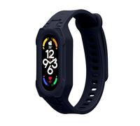 kwmobile Bracelet compatible avec Xiaomi Smart Band 10 / Smart Band 9/8 7 6 5 4 3 - Bracelet de rechange en silicone pour fitness tracker