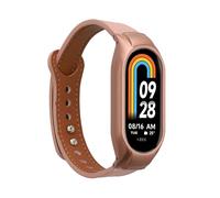 kwmobile Bracelet Compatible avec Xiaomi Mi Band 8 - Bracelet de Rechange en Cuir Véritable pour Fitness Tracker