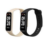 kwmobile Bracelet compatible avec Xiaomi Smart Band 8 Active bracelet - 2x bracelet de rechange en silicone pour fitness tracker
