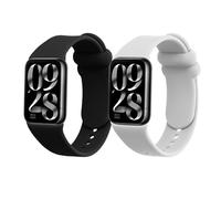 kwmobile Bracelet compatible avec Xiaomi Smart Band 8 Pro/Band 9 Pro/Redmi Watch 5 / Redmi Watch 4 bracelet - 2x bracelet de rechange en silicone pour fitness tracker