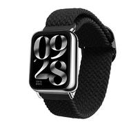 kwmobile Bracelet compatible avec Xiaomi Smart Band 8 Pro/Band 9 Pro/Redmi Watch 5 / Redmi Watch 4 - Bracelets de rechange en nylon pour fitness tracker - noir
