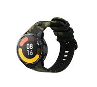 kwmobile Bracelet compatible avec Xiaomi Watch S4/S4 Sport/S3/S2/Watch S1 Active/Redmi Watch 5 Active - Bracelet de rechange en TPU et en silicone pour fitness tracker - camouflage