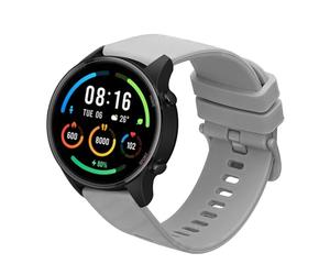 kwmobile Bracelet compatible avec Xiaomi Watch S4/S4 Sport/S3/S2/Watch S1 Active/Redmi Watch 5 Active bracelet - Bracelet de rechange pour fitness tracker en TPU - gris