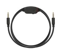 kwmobile Câble Compatible avec Alienware AW920H / AW720H / AW310H / AW510H / AW988 - Câble de Rechange 3.5mm pour Casque Audio avec Micro et Contrôle Volume