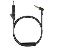 kwmobile Câble Compatible avec Bose QuietComfort 15 - Câble de Rechange 3.5mm pour Casque Audio avec Micro et Contrôle Volume