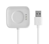 kwmobile Câble de Charge USB Compatible avec Oppo Watch 1 (46 mm) - Câble de Rechange pour Montre Intelligente - Blanc
