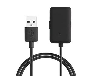 kwmobile Câble USB Compatible avec AfterShokz Xtrainerz AS700 / OpenSwim S700 câble - Câble Rechange Chargeur Fitness Tracker Montre connectée - Noir
