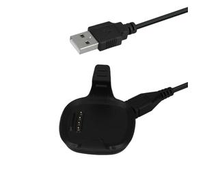 kwmobile Câble USB compatible avec Garmin Forerunner 10/15 câble - Câble rechange chargeur fitness tracker montre connectée - noir