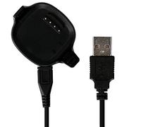 kwmobile Câble USB Compatible avec Garmin Forerunner 10/15 - Câble Rechange Chargeur Fitness Tracker Montre connectée - Noir