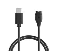 kwmobile Câble USB Compatible avec Garmin Instinct 2 Solar/Instinct 2 / 2X / 2S / Crossover/Tide câble - Câble Rechange Chargeur Fitness Tracker Montre connectée - Noir