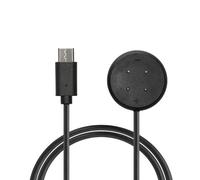 kwmobile Câble USB Compatible avec Google Pixel Watch 3/2 / Fitbit Versa 4 3 2 / Ace LTE - Câble Rechange Type C pour Chargement Smart Watch - Chargeur Fitness Tracker Montre connectée - Noir