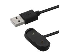 kwmobile Câble USB compatible avec Huami Amazfit Bip 3/3 Pro/Bip 5/Active EDGE/T-Rex câble - Câble rechange chargeur fitness tracker montre connectée - noir