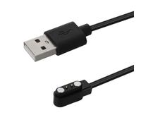 kwmobile Câble USB compatible avec Mibro Watch T2 / A2 / Watch C3 / GS Pro câble - Câble rechange chargeur fitness tracker montre connectée - noir